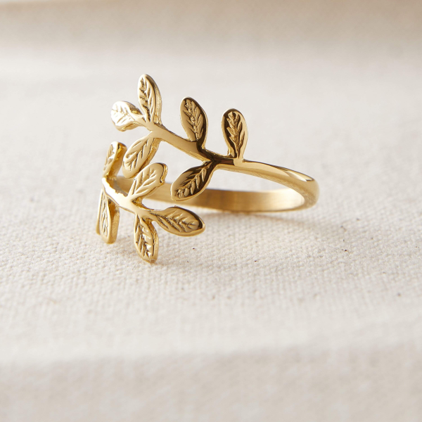 Bague Feuille D'olivier